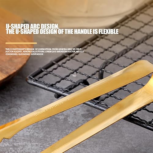 Pince de service – Pince à glaçons | Petites pinces de cuisine | Pinces alimentaires | Pinces en acier inoxydable | Petites pinces pour aliments | Pinces à sucre avec dents | Petites pinces à glaçons - Nail Gallerys