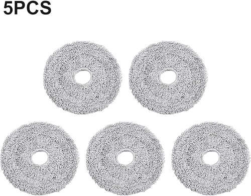 Puupaa Lot de 5 chiffons de nettoyage de rechange pour aspirateur robot Ultenic MC1, 5 pièces de serpillère en microfibre - Nail Gallerys