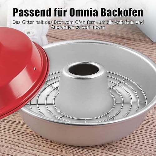 Ancable Omnia Grille de cuisson en acier inoxydable compatible avec Omnia Sweden Passe au lave-vaisselle - Nail Gallerys