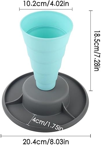 Jvjggag Lot de 2 organiseurs de douilles à gâteau, support de poche à pâtisserie, matériau PP durable, stable et facile à remplir, utilisation de cuisson et de décoration, 20,03 x 21,5 x 18,3 cm, bleu - Nail Gallerys