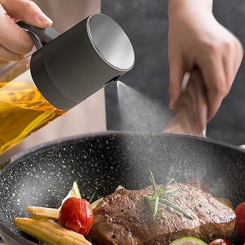 LTXDJ Spray Alimentaire Pulvérisateur d'huile pour huile alimentaire - 250 ml - Vaporisateur d'huile pour friteuse à air chaud, huile pour cuisine, barbecue, pâtisserie - Nail Gallerys