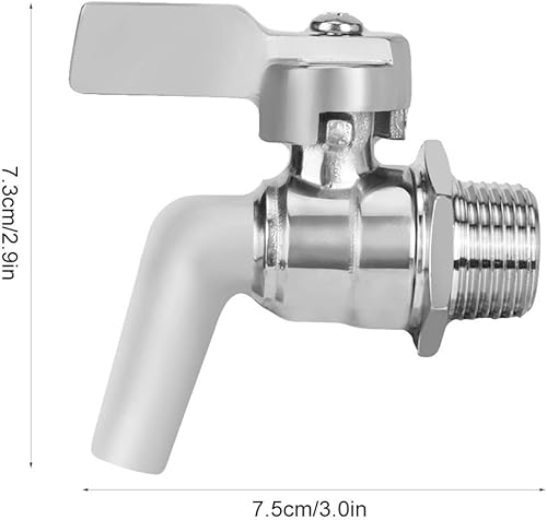 Robinet de bière réglable en acier inoxydable pour tonneau Homebrew Distributeur de boisson 200 PSI - Nail Gallerys