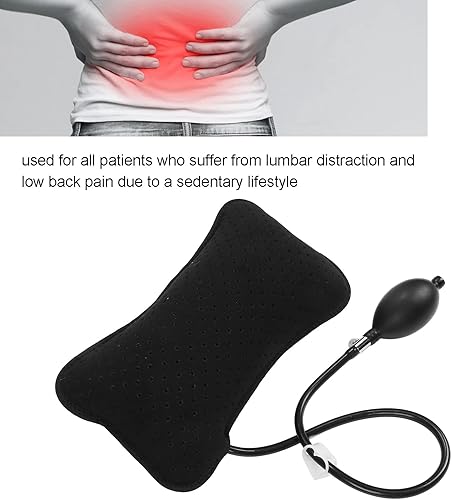 Oreiller de Soutien Lombaire Gonflable, Oreiller de Soutien Lombaire Ferme et Portable Respirant et Lavable, Coussin pour le Bas du Dos avec Airbag - Nail Gallerys