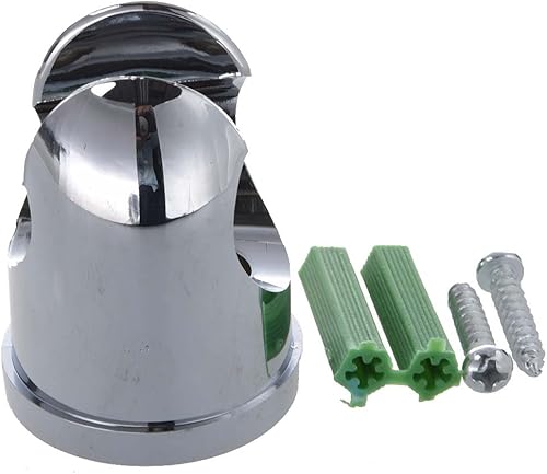 Bestlymood Support Mural Douchette Pomme de Douche Fixe Argente Diametre 24MM - Nail Gallerys