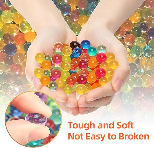 Eurtes Perles d'eau Colorées, 100 000 Billes d'eau, Hydrogel Décoratives pour Vase, Mariage, Plantes, et Maison - Nail Gallerys