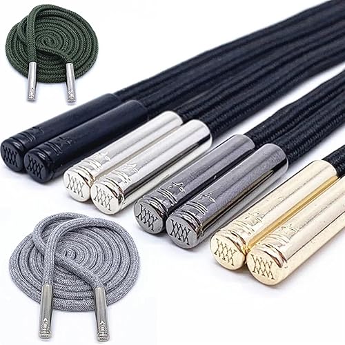 Cordons de Rechange Corde tressée de couleur unie, cordon de serrage avec embout détachable, cordon de pantalon de survêtement, cordon de remplacement, accessoires de couture, bricolage pour Vestes Sw - Nail Gallerys