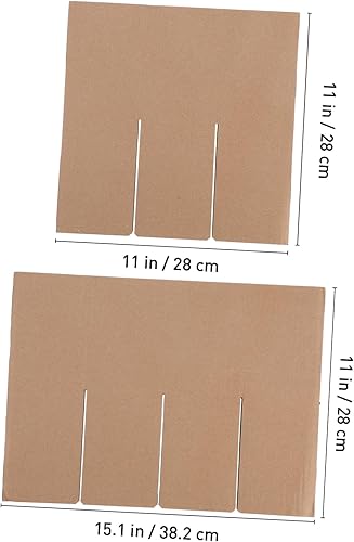 Operitacx Boîte De 5 Pièces séparateurs de verre pour cartons de déménagement cartons de déménagement pour verrerie bac de rangement avec séparateurs Diviseur de boîte Séparateurs en carton - Nail Gallerys