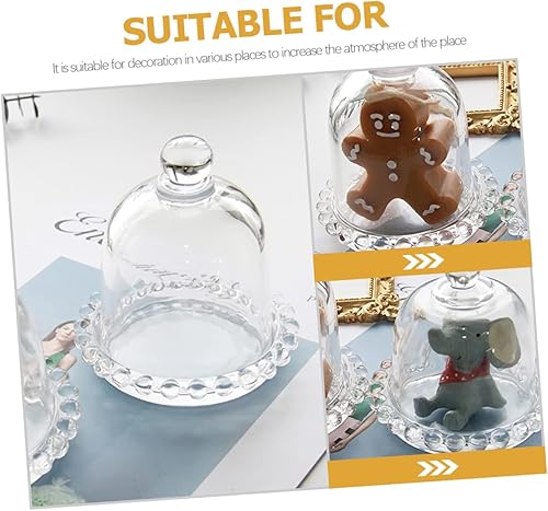 ORFOFE Cache-Bougie en Verre Simple Protecteur De Cire De Bougie Unique pour La Décoration Intérieure - Nail Gallerys