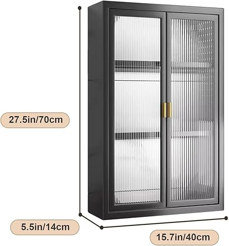 lyxamjrzyp Armoire de Rangement, Meuble Salle de Bain Rangement, Rangement Placard Cuisine, Armoire Murale (Color : A, Size : D) - Nail Gallerys