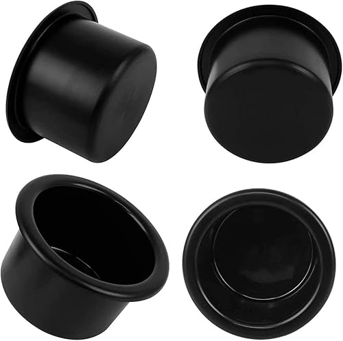 4 Pièces Porte-Gobelet Encastré, Porte-Gobelet en Plastique Encastré, Porte-Gobelet en Plastique pour Bateau, Porte Gobelet en Plastique, Voiture, Canapé, Bateau, Camion, Table de Poker - Nail Gallerys