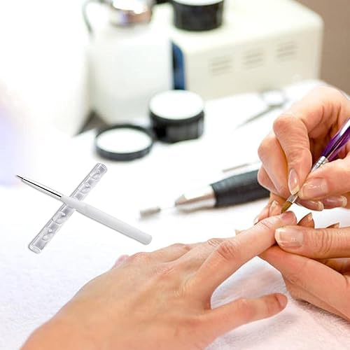 Povanjer Porte-Brosse à Ongles | 5-Grids Peinture Stylo Pinceau Stand | Support Organisateur Transparent pour stylos à Dessin, Crayons à découper pour Ongles manucure Bricolage - Nail Gallerys