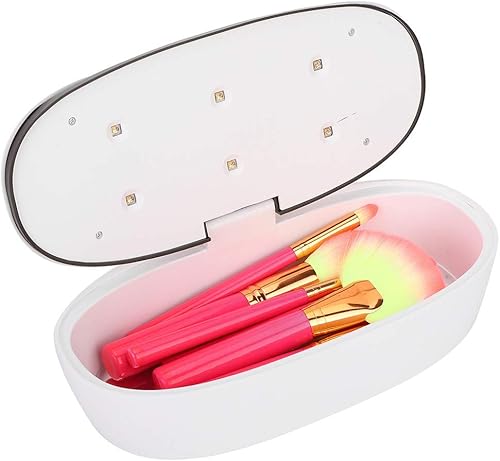 Stérilisateur UV Désinfection LED Brosse de maquillage des ongles Stérilisateur Boîte de désinfection UV pour pinces à ongles, pinces et brosse à dents de nettoyage, téléphone (#1) - Nail Gallerys