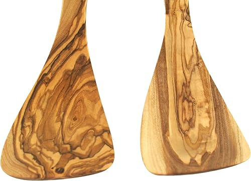 D.O.M. Set de cuisine en bois d'olivier 4 pièces 2 x 2. - Nail Gallerys