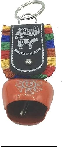 N R Creations Suisse Cloche de vache à suspendre pour porte de voiture Orange Taille 3 - Nail Gallerys
