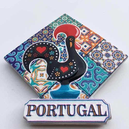 3D Portugal Réfrigérateur Réfrigérateur Aimant Touristique Souvenirs À La Main Résine Artisanat Magnétique Autocollants Maison Cuisine Décoration Voyage Cadeau - Nail Gallerys