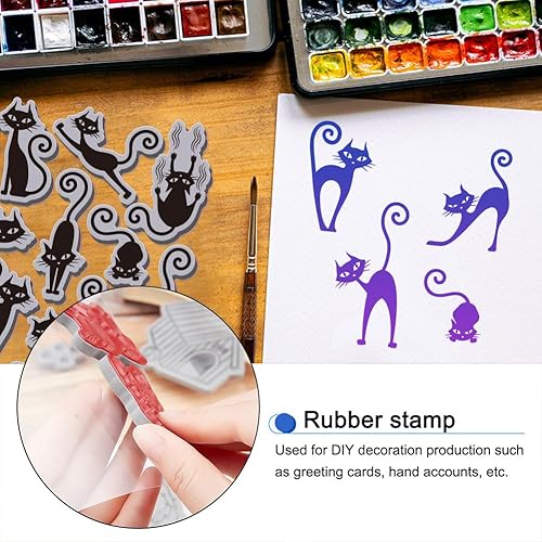 GLOBLELAND Tampon en Caoutchouc Étirable Lapin de Pâques Œufs de Pâques Tampons EVA Ensemble de Tampons pour Animaux pour la Fabrication de Cartes Album Photo - Nail Gallerys