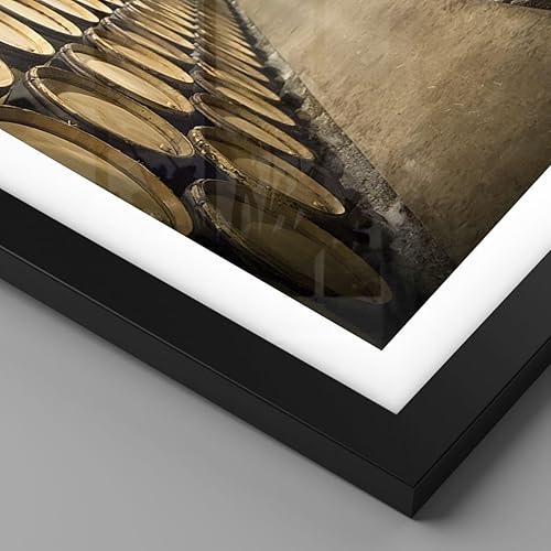 ARTTOR Affiche Decoration Murale Moderne Poster sans Cadre 40x50cm Barils Vin Vignoble Deco Affiches Murales Wall Art Design Tableau Decoration Salon Chambre Cuisine Decor P2XPA40x50-6032 - Nail Gallerys