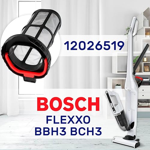 Maille Filtre pour Aspirateur Balai sans Fil avec le Code Original 12026519 pour Bosch Flexxo BBH3 BCH3 - MONTERAL - Nail Gallerys