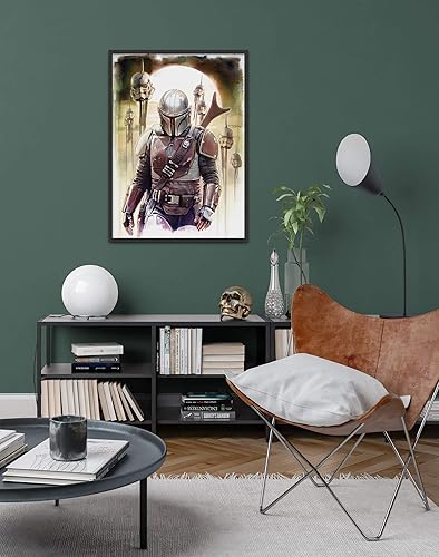 Komar Star Wars WB-SW-016 Tableau mural Motif Mandalorian Impaler Multicolore 40 x 50 cm 40 x 50 cm - Nail Gallerys