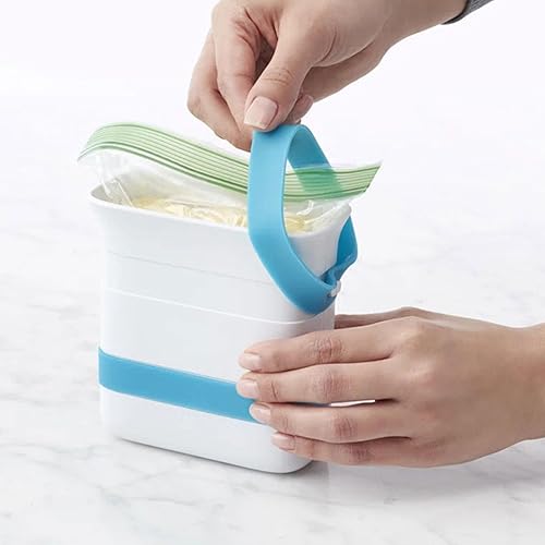 Conteneurs de congélation pour soupe – Bloc alimentaire pour congélateur | 6 tasses de blocs alimentaires | Sac de préparation des repas pour congeler la soupe et les restes, outil de cuisine pratique - Nail Gallerys