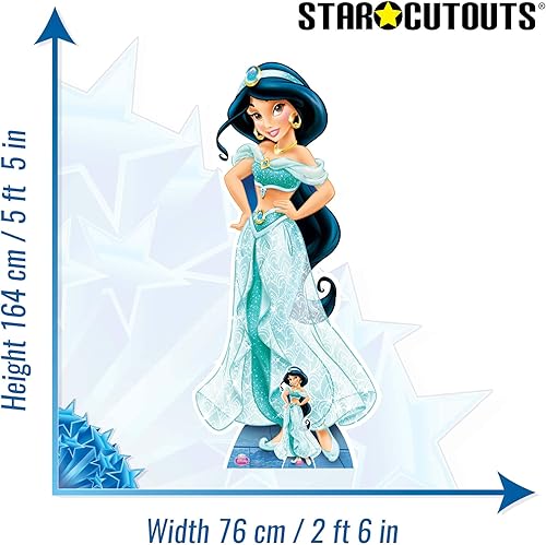 Star Cutouts STSC557 Figurine Géante Carton Jasmine Aladdin, Taille Unique - Nail Gallerys