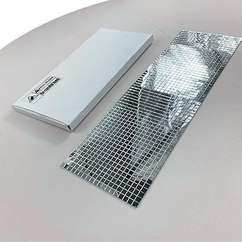 Lot de 3 000 carreaux de mosaïque autocollants en verre véritable carré pour travaux manuels, bricolage, décoration de carreaux de verre, 5 mm x 5 mm - Nail Gallerys