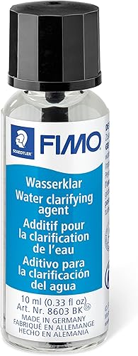 STAEDTLER - Fimo Accessoires - Blister 1 flacon verre 10 ml additif pour clarification de l'eau pour boule à neige - 8603 BK - Nail Gallerys
