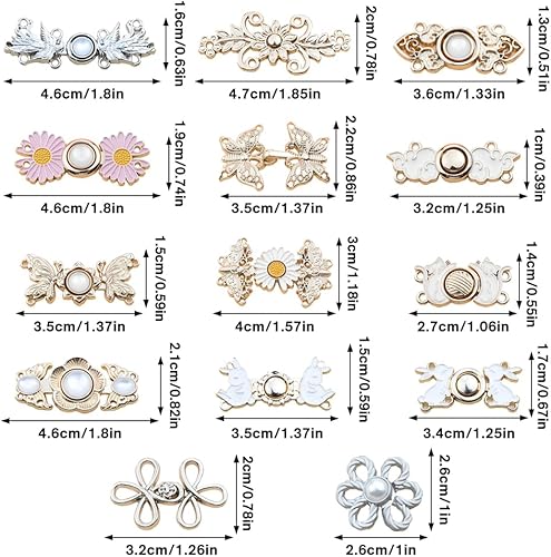 22 PCS Boucles de Taille Réglables Boucle de Taille en Jean Clip De Serrage Pour Pantalon Jeans à Epingles à Boutons Épingles à Boutons de Jeans Detachables Boucle de Taille Reglable pour Jeans,jupes - Nail Gallerys