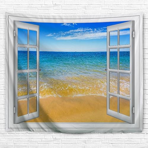 A.Monamour Tapisserie Murale Times Square À New York La Nuit Tissu Toile Tenture Murale Décoration Murale pour Salon Chambre Dortoir 180x230cm - Nail Gallerys