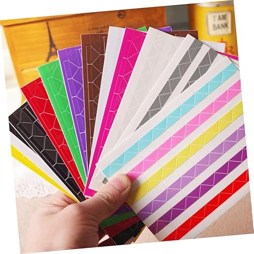 DECORNIJIA 10 Feuilles Coin Autocollant Photo Etiquette autocollante Coin Photo Coins d'album Autocollant de Coin d'album - Nail Gallerys