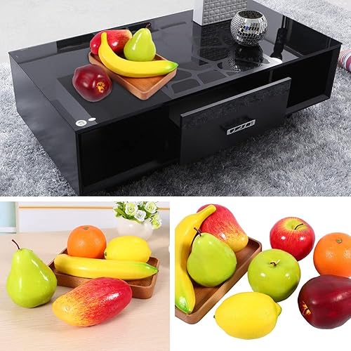 Uadme 8 Pièces/Ensemble en Plastique Fruits Cuisine Artificielle Faux Affichage de Nourriture Décoration de Fête à la Maison Artisanat Réaliste - Nail Gallerys