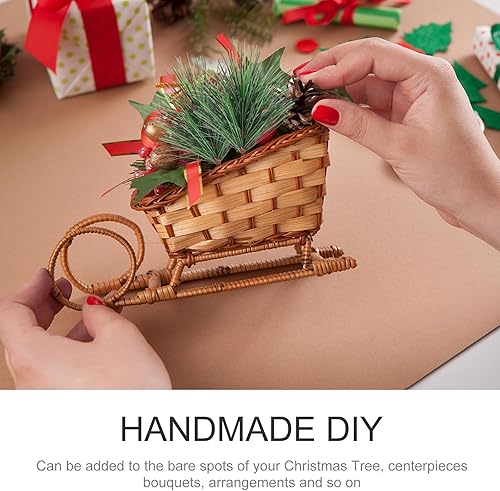 DEARMAMY Lot de 24 aiguilles de pin artificielles branches petites brins de pin vert tiges médiators de Noël fausses aiguilles de pin feuilles vertes pour compositions florales de Noël guirlandes et - Nail Gallerys