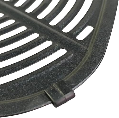 Violiica Plateau de rechange carré pour friteuse à air comprimé - Accessoire de cuisine pour plusieurs modèles de friteuses à air - 22,5 x 22,5 cm - Noir - Nail Gallerys