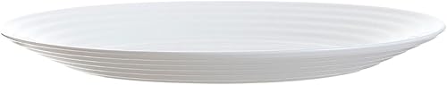 Luminarc 8013638 Harena Assiette de Dessert Diamètre 19 cm Opale Blanc 1 unité - Nail Gallerys