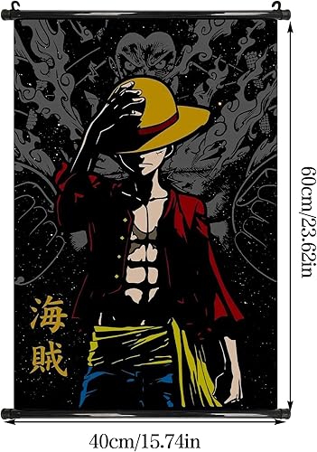 BJPERFMS Posters One Piece Luffy, One Piece Poster Anime, Poster Manga One Piece Esthétique, Cadre Tableau One Piece, Anime Affiche One Piece Wallscroll, Deco Maison, Decoration Murale - Nail Gallerys