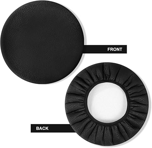 CLISPEED 35 Cm Housse de Tabouret de Bar Chaise Ronde Housse de Siège Noir Tabouret Assis Housse de Coussin Protecteur Anti-Poussière Housse de Meuble - Nail Gallerys