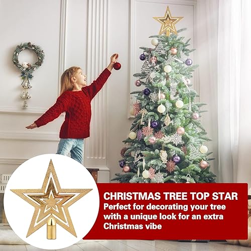 3 Pièces Sapin de Noël en Forme d'étoile, Étoile de Sapin de Noël, Etoile Sapin de Noël, Topper d'arbre de Noël en Plastique, Etoile Sapin de Noel, Étoile pour Sapin de Noël en Plastique - Nail Gallerys