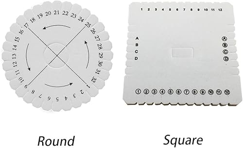 Kumihimo Lot de 2 disques de tressage en mousse macramé tressé à la main pour faire des tresses plates et des bracelets d'amitié - Nail Gallerys