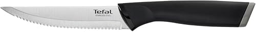 Tefal Viande Comfort – Set 4 Couteaux, 11 cm, Couleur Noir - Nail Gallerys