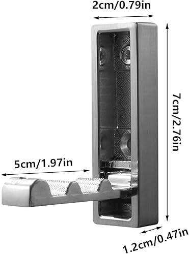 Folding Wall Hooks, Invisible Wall-Mounted Coat Hook, Space Saving Clothes Rack, Multi Purpose Design for Bedroom, Closet, Foyer, Entrance, Kitchen, Bathroom - Nail Gallerys