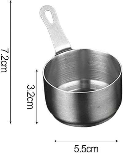 Mini casserole en acier inoxydable de 100 ml, idéale pour la cuisson des sauces et des nouilles (bronze, taille M) - Nail Gallerys