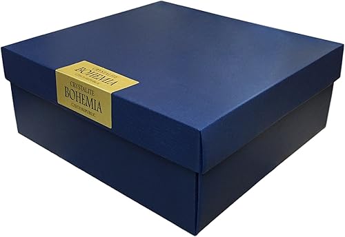 Crystalex Bohemia Quadro Service à whisky 1 carafe en cristal de Bohême 800 ml avec bouchon et 6 verres - Nail Gallerys