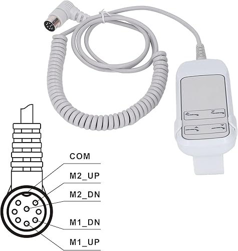 Télécommande Inclinable 8 Broches - Contrôle Garçon Remplacement ABS Puissance - Commande Manuelle 4 Boutons pour - Nail Gallerys