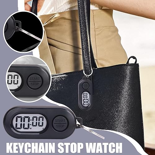 Minuteur numérique de cuisine – Minuteur sport polyvalent | Horloge magnétique | Horloge magnétique | Chronomètre magnétique | Montre compteur de temps pour sports de plein air pour des designs de vie - Nail Gallerys