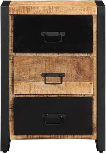 GCHDHAPB Maison-Armoires et rangement, buffets et buffets, armoire à tiroirs 50 x 35 x 70 cm en bois massif de mangue - Nail Gallerys