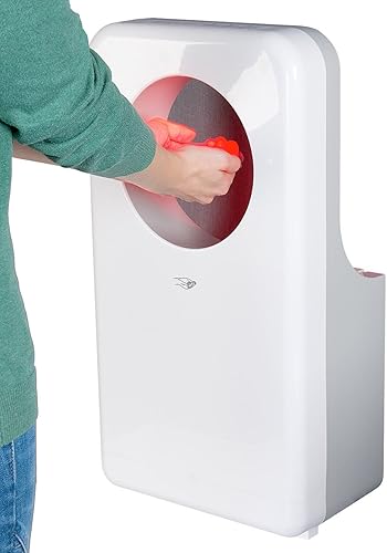 Sichler Haushaltsgeräte Sèche-Mains Automatique Professionnel 1450 W à éclairage LED - Nail Gallerys