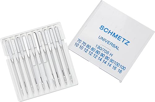 Euro-Notions Machine Universelle Needles-Size 70/80/90/100/10/Pkg, d'autres, Multicolore - Nail Gallerys