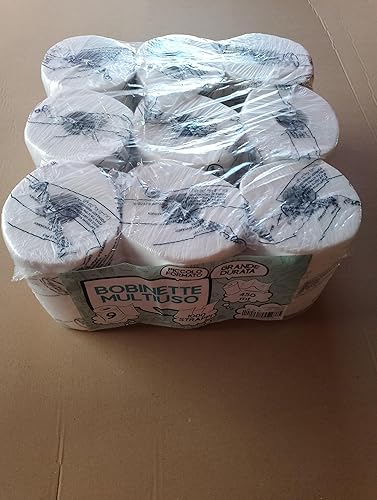 Le Plus De L'Entretien - Essuie Mains 132 Feuilles De 38 Cm - 9 Bobines - Essuie Tout Multiusage - Colis De 9 Bobines Emballees Individuellement - Nail Gallerys