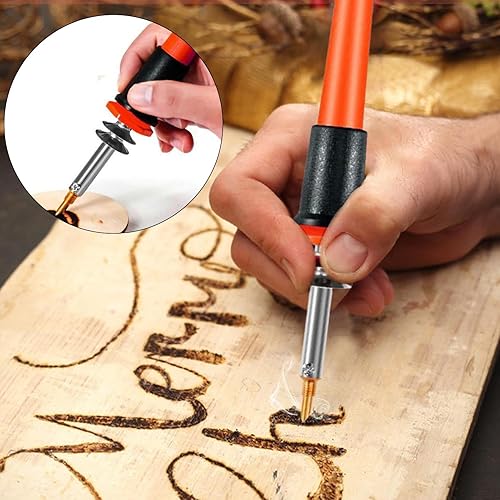 Kit de pointes à bois - Outils de gravure - 65 pièces - Kit de gravure pour cuir - Coffre-fort à outils avec 26 lettres pour des travaux manuels détaillés - Nail Gallerys