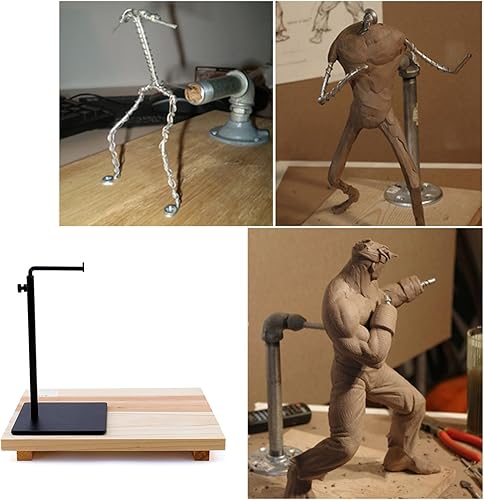 ZIDDAR Support de sculpture en argile réglable en métal pour modelage de poterie - Nail Gallerys